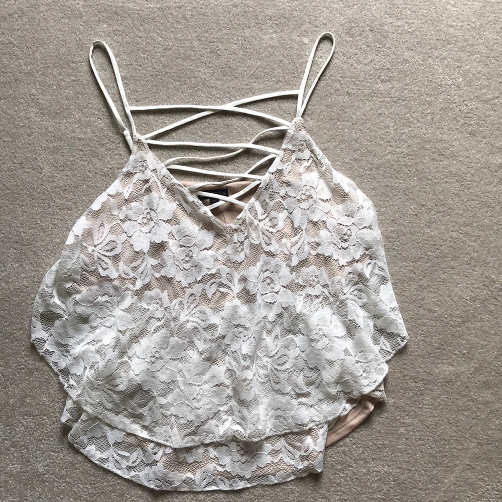 Cream colored tank top, never worn!